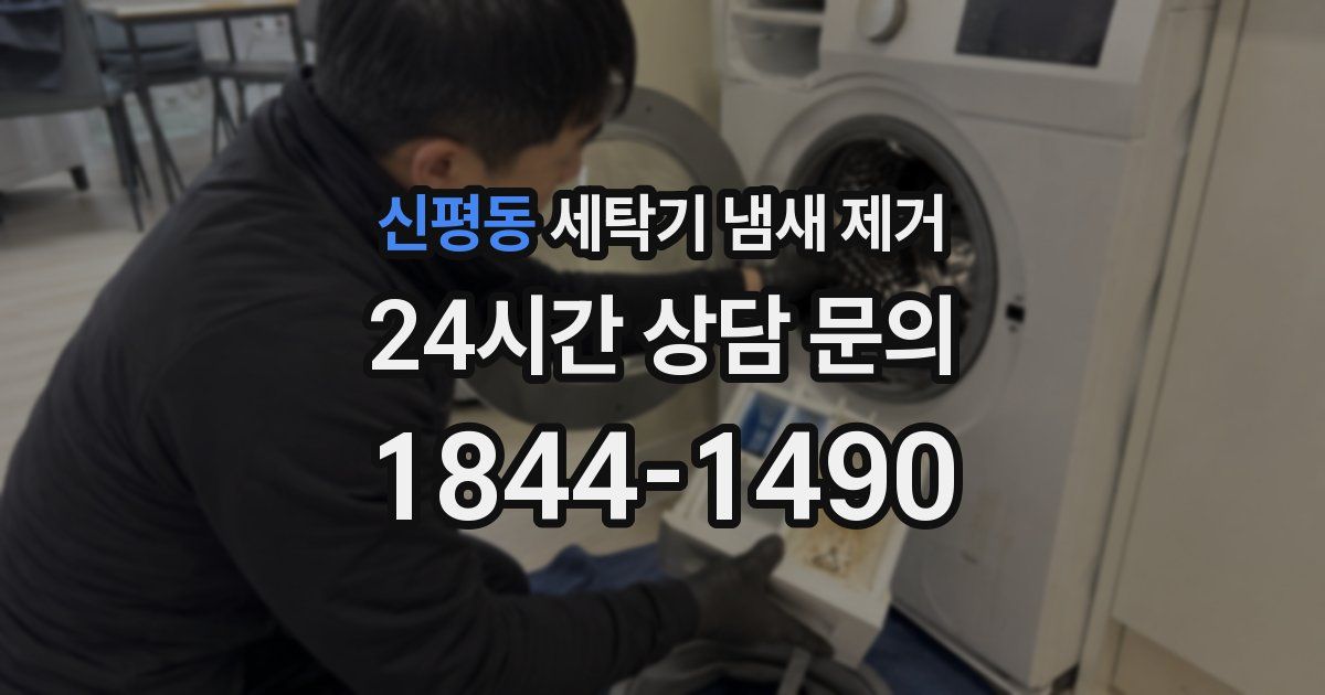 신평동 세탁기 냄새 제거