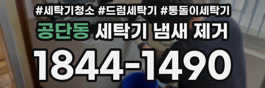 공단동 세탁기 냄새 제거