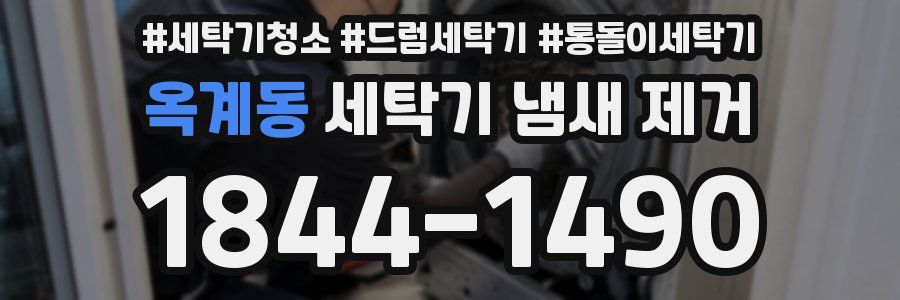 옥계동 세탁기 냄새 제거