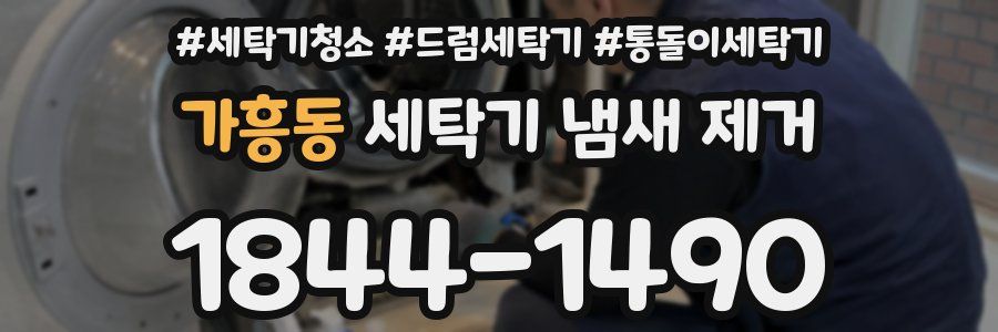 가흥동 세탁기 냄새 제거