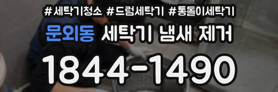 문외동 세탁기 냄새 제거