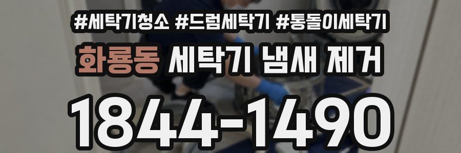 화룡동 세탁기 냄새 제거