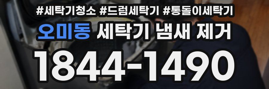 오미동 세탁기 냄새 제거