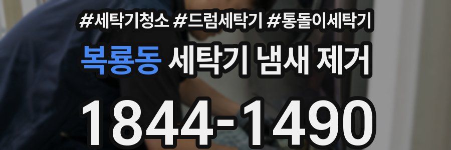 복룡동 세탁기 냄새 제거