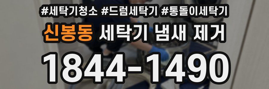 신봉동 세탁기 냄새 제거