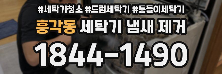흥각동 세탁기 냄새 제거