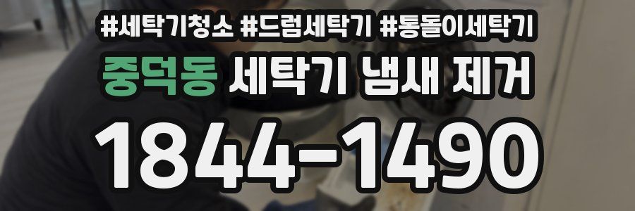 중덕동 세탁기 냄새 제거