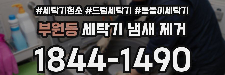 부원동 세탁기 냄새 제거