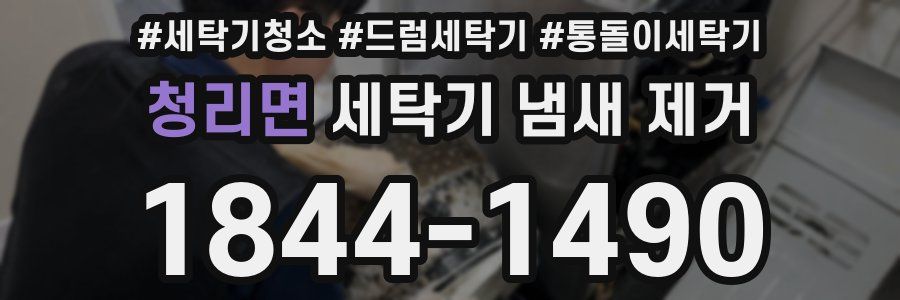청리면 세탁기 냄새 제거