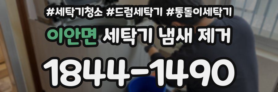이안면 세탁기 냄새 제거