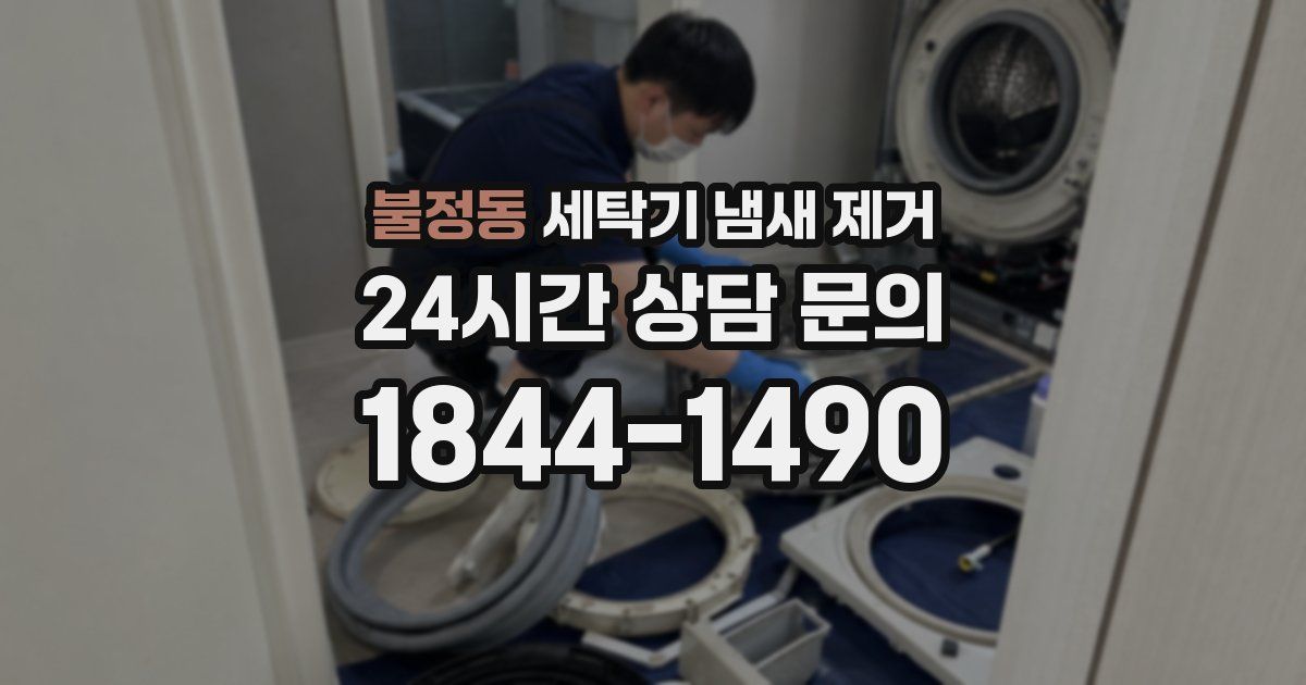 불정동 세탁기 냄새 제거