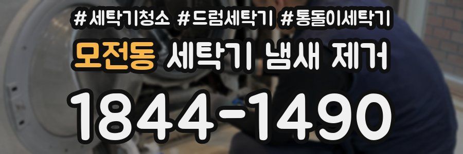 모전동 세탁기 냄새 제거