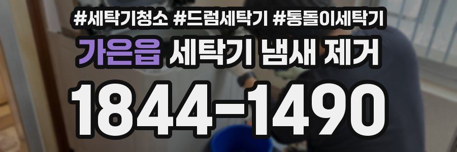 가은읍 세탁기 냄새 제거