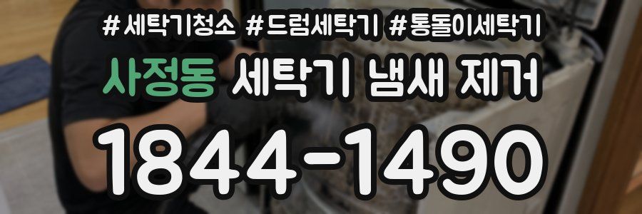 사정동 세탁기 냄새 제거