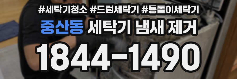 중산동 세탁기 냄새 제거