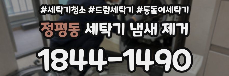 정평동 세탁기 냄새 제거