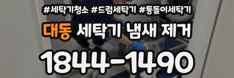 대동 세탁기 냄새 제거