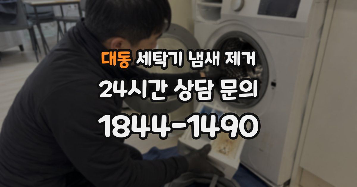 대동 세탁기 냄새 제거