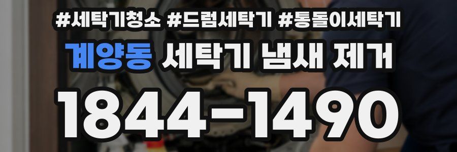 계양동 세탁기 냄새 제거