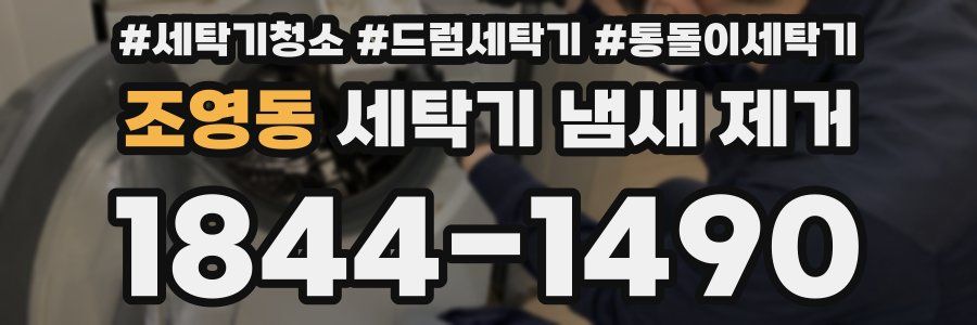 조영동 세탁기 냄새 제거