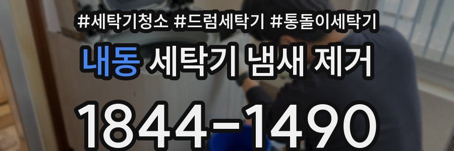 내동 세탁기 냄새 제거