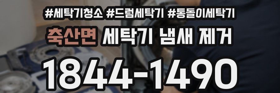 축산면 세탁기 냄새 제거