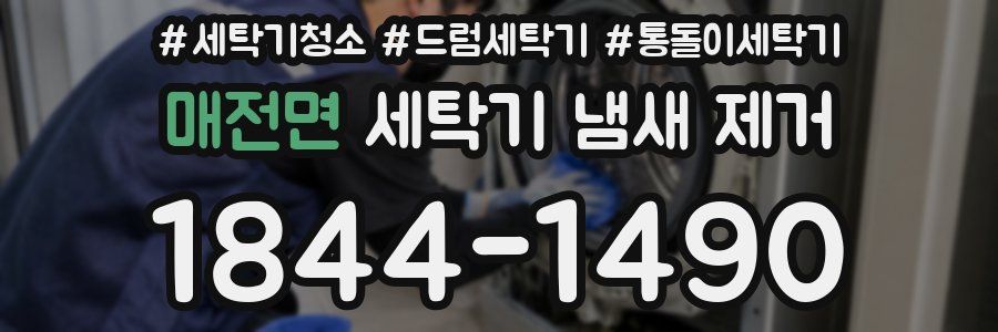 매전면 세탁기 냄새 제거