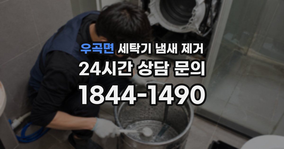 우곡면 세탁기 냄새 제거