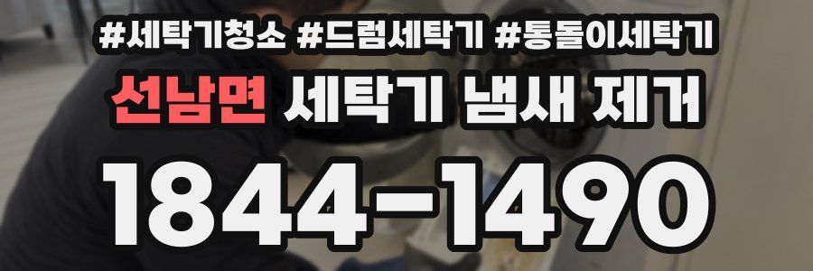 선남면 세탁기 냄새 제거