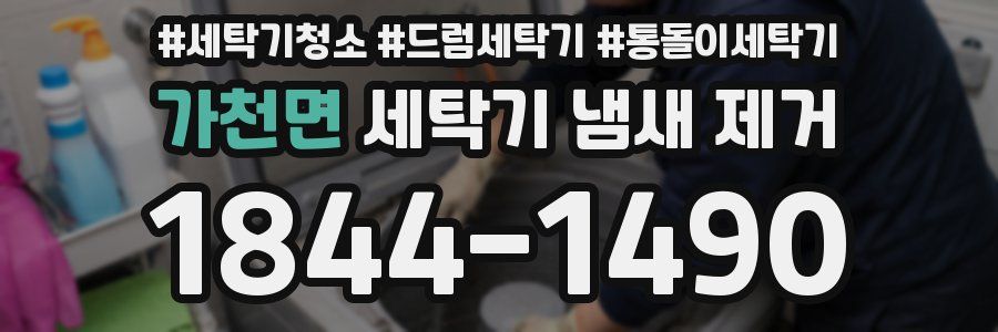 가천면 세탁기 냄새 제거