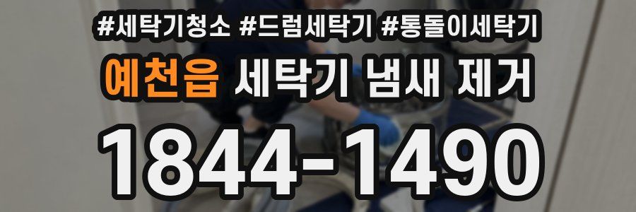 예천읍 세탁기 냄새 제거