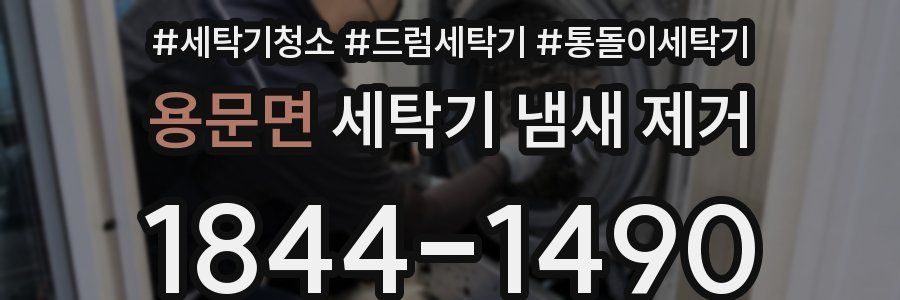 용문면 세탁기 냄새 제거