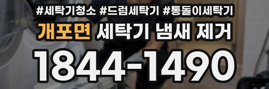 개포면 세탁기 냄새 제거