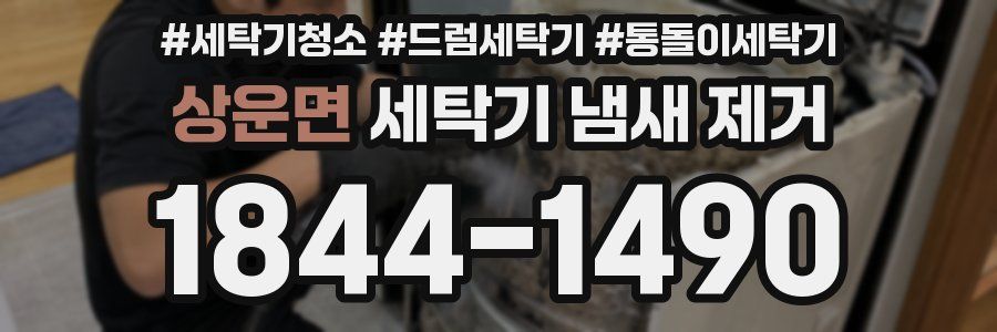 상운면 세탁기 냄새 제거