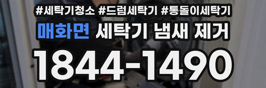 매화면 세탁기 냄새 제거