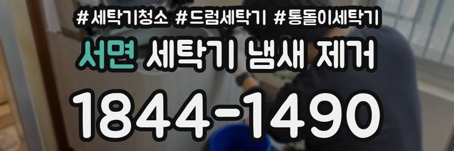 서면 세탁기 냄새 제거