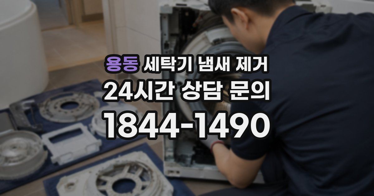 용동 세탁기 냄새 제거