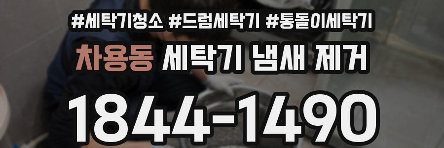 차용동 세탁기 냄새 제거