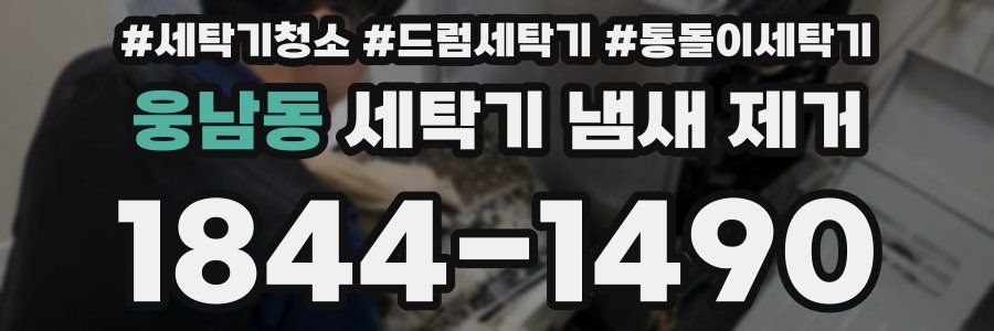 웅남동 세탁기 냄새 제거