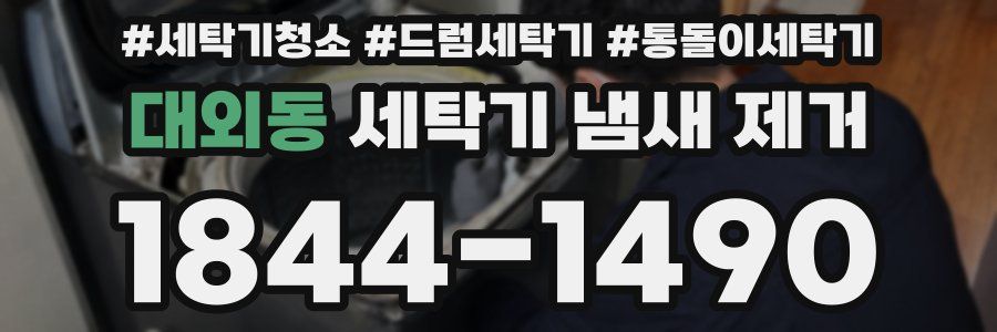 대외동 세탁기 냄새 제거