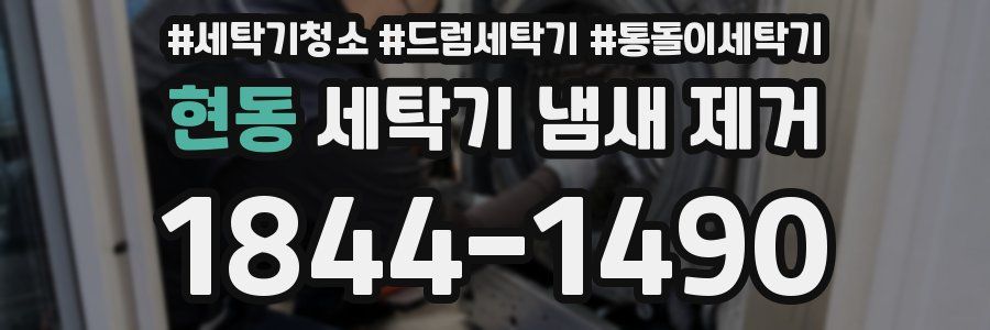 현동 세탁기 냄새 제거