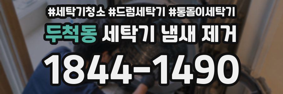 두척동 세탁기 냄새 제거