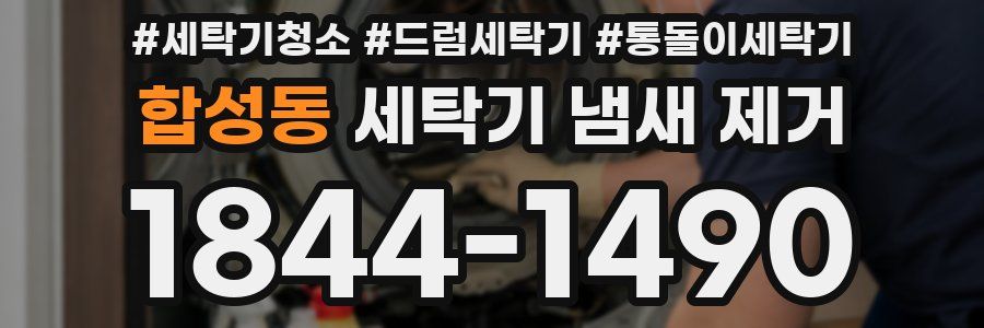 합성동 세탁기 냄새 제거