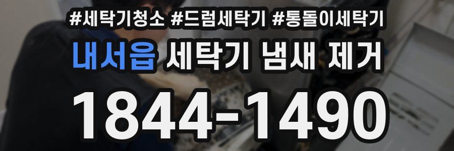 내서읍 세탁기 냄새 제거