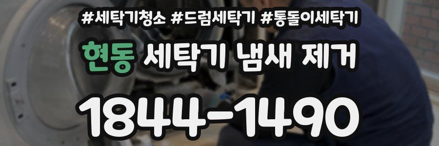 현동 세탁기 냄새 제거