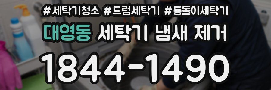 대영동 세탁기 냄새 제거