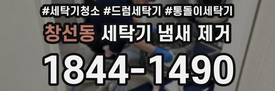 창선동 세탁기 냄새 제거