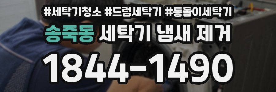 송죽동 세탁기 냄새 제거