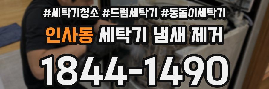 인사동 세탁기 냄새 제거