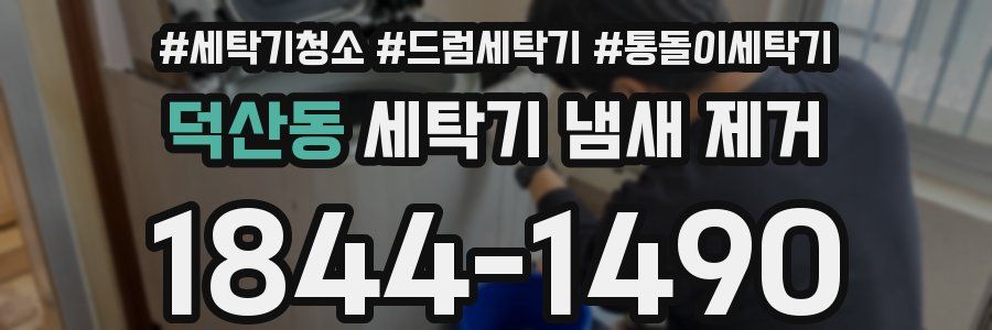 덕산동 세탁기 냄새 제거
